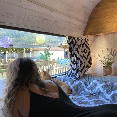 Descanso en la cabaña